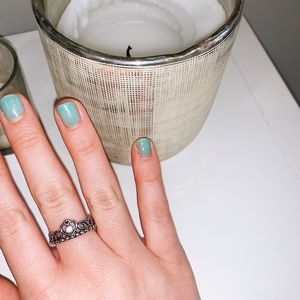 Silver Pandora Princess Ring